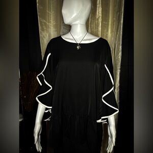 Beautiful SHEIN Black Blouse Size 1XL